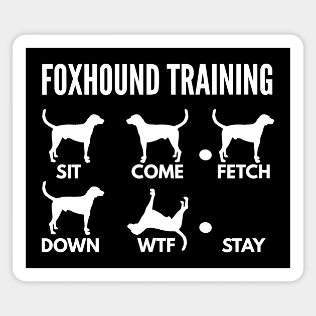 American Foxhound Training Foxhound Tricks Sticker by DoggyStyles